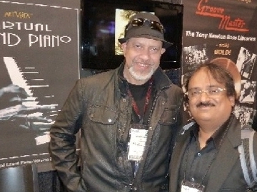 Loy Mendonsa (multi-award winning Indian film industry composer) and Kalyan Pathak (composer, percussionist)